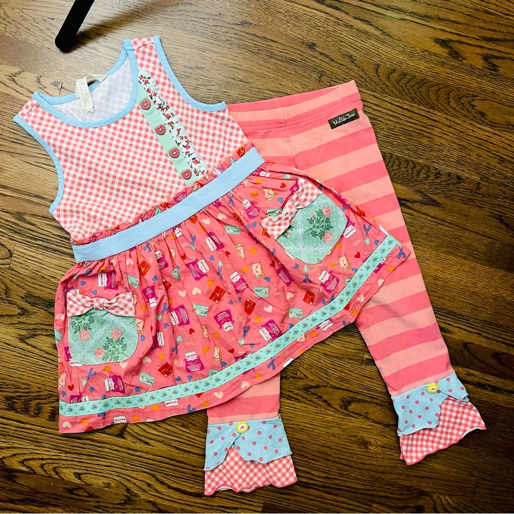 matilda jane leggings top set